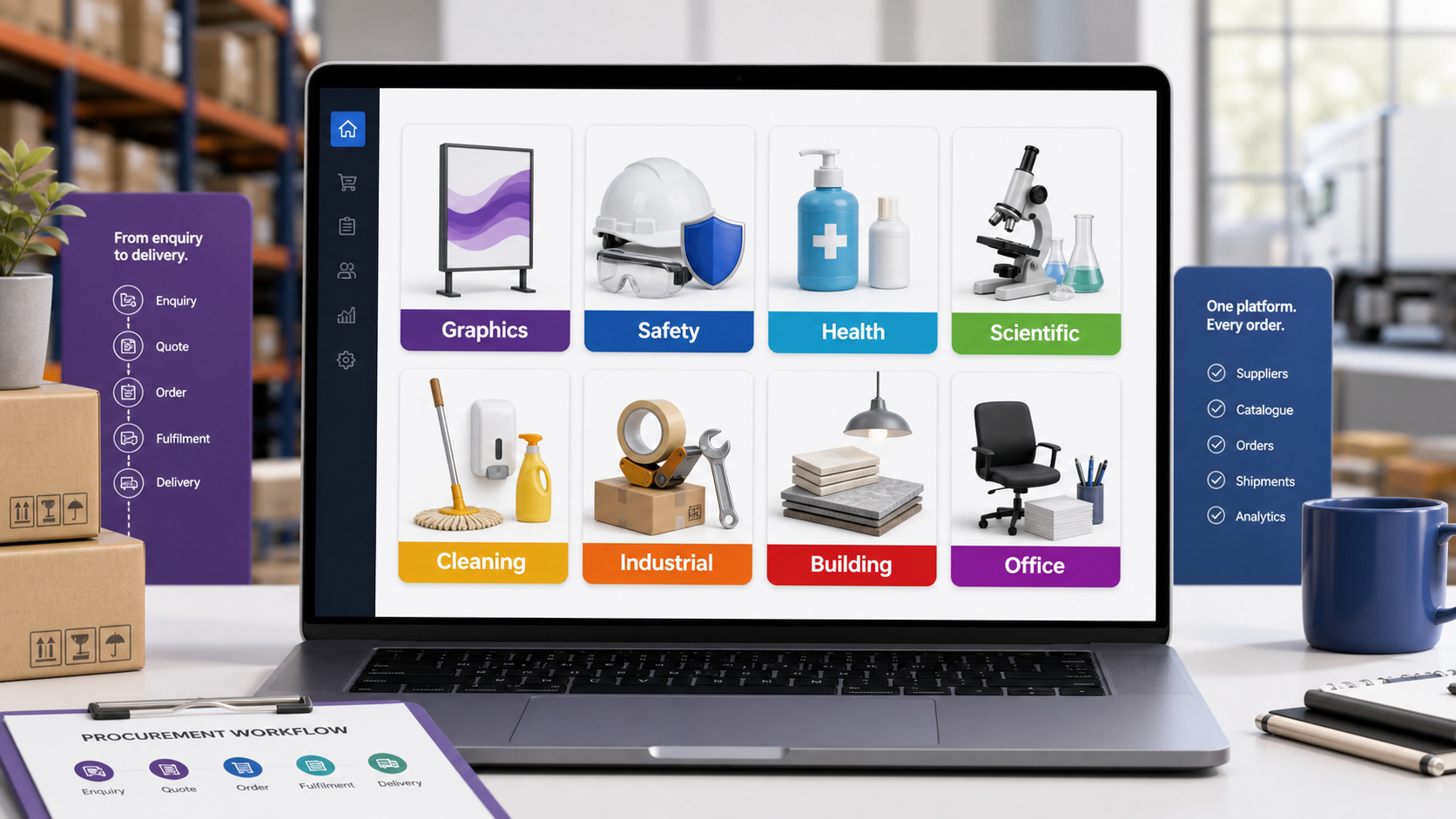 Sampley B2B commerce and procurement platform